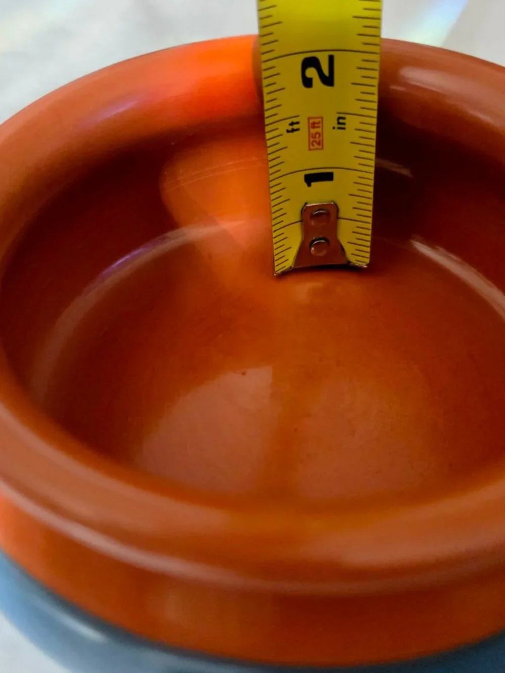Vintage Terracotta Stone Salsa Bowl